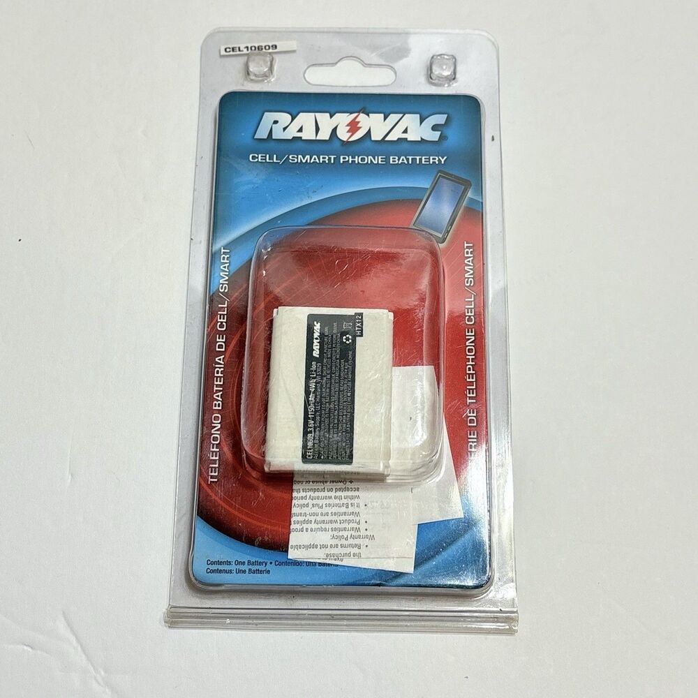 Rayovac Cell/Smartphone Battery CEL10609 2011 NOS